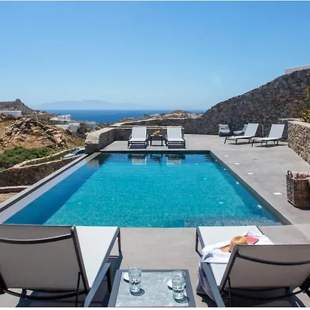 Private Verdigris With Infinity Sea Views Villa Mykonos Town